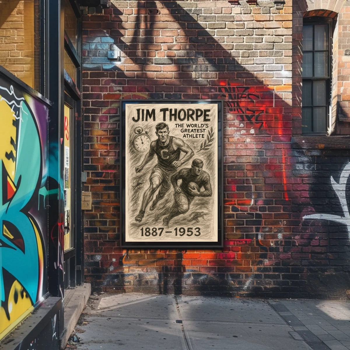 Celebrating a Legendary Athlete Poster