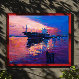 Twilight Harbor Poster