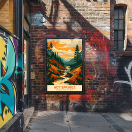 Discover Hot Springs National Park Poster