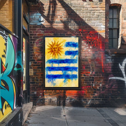 Sun Stripes Artistic Wanderlust Poster