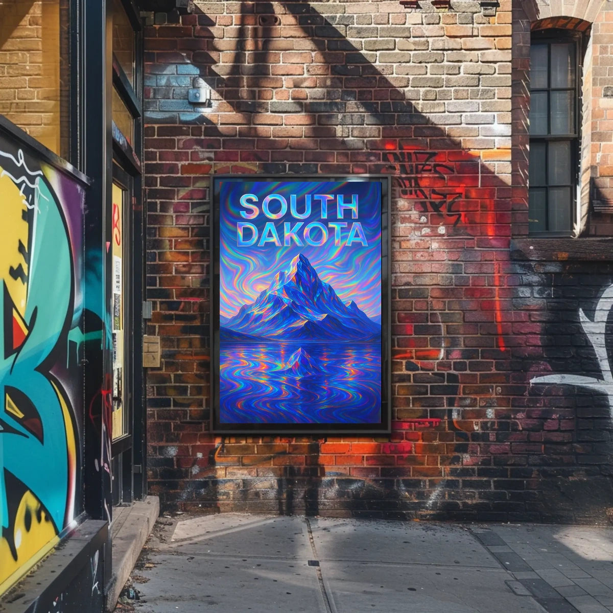 South Dakota Vibrant Landscapes Poster