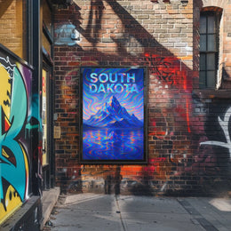 South Dakota Vibrant Landscapes Poster