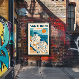 Santorini  Greece Poster PosterGoat