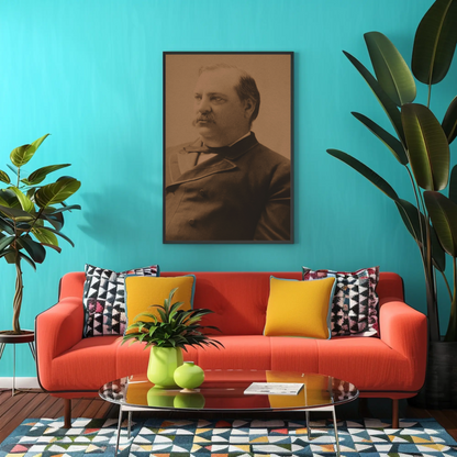 Grover Cleveland 22nd President Sepia Photo