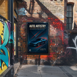 Auto Artistry Exhibition Poster