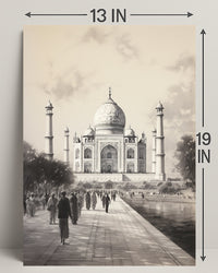 Timeless Beauty Of The Taj Mahal Poster