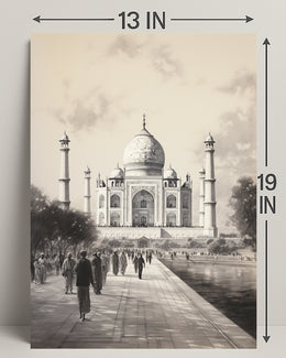 Timeless Beauty Of The Taj Mahal Poster