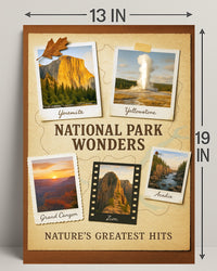 National Park Wonders Poster PosterGoat