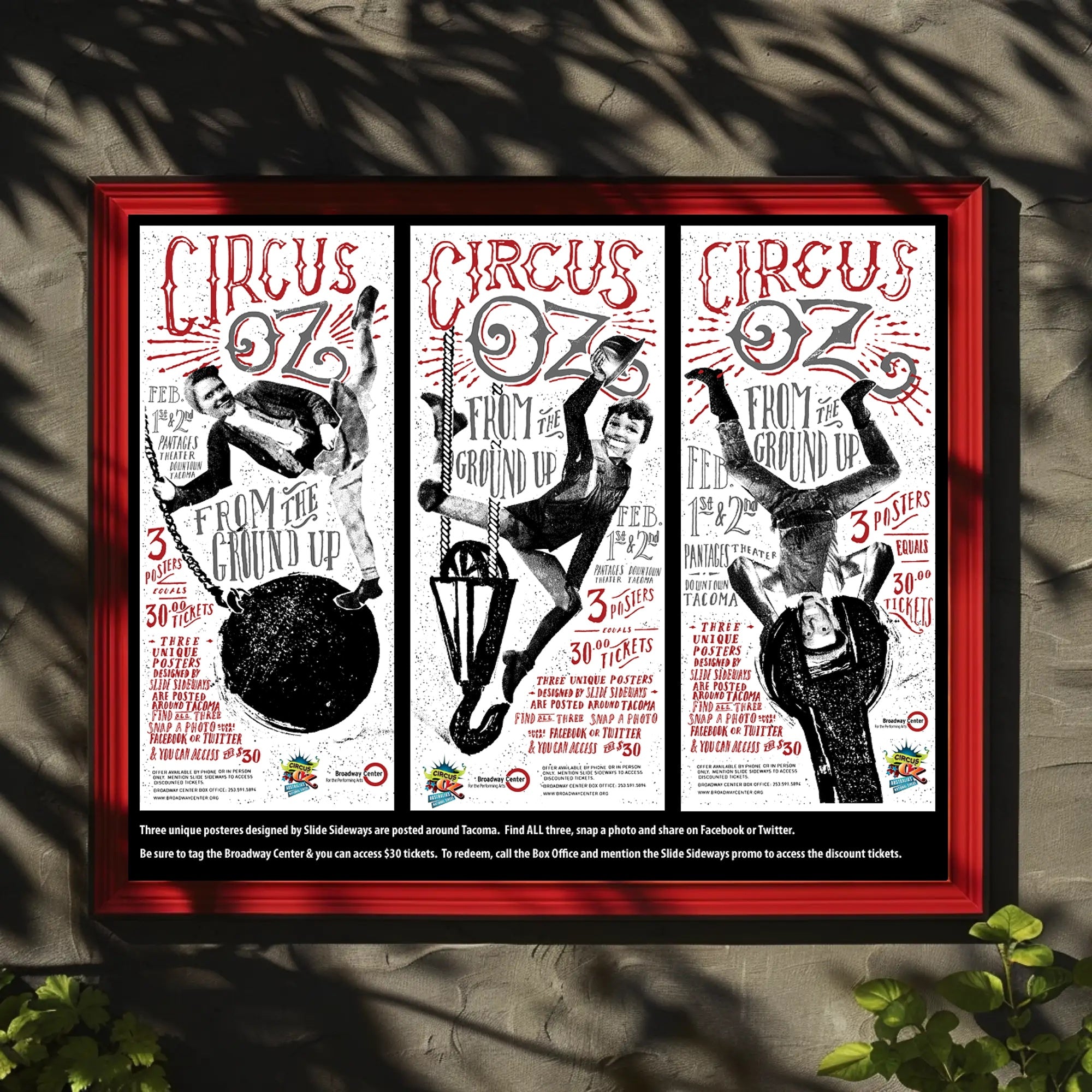 Circus Oz – From the Ground Up Poster