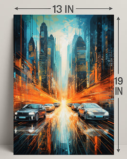 Futuristic Cityscape Poster