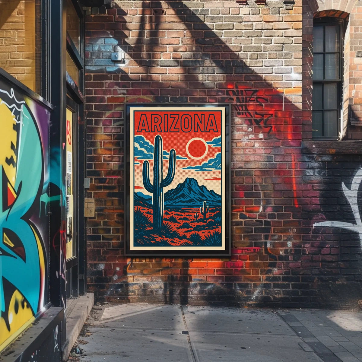 Arizona Desert Landscape Poster