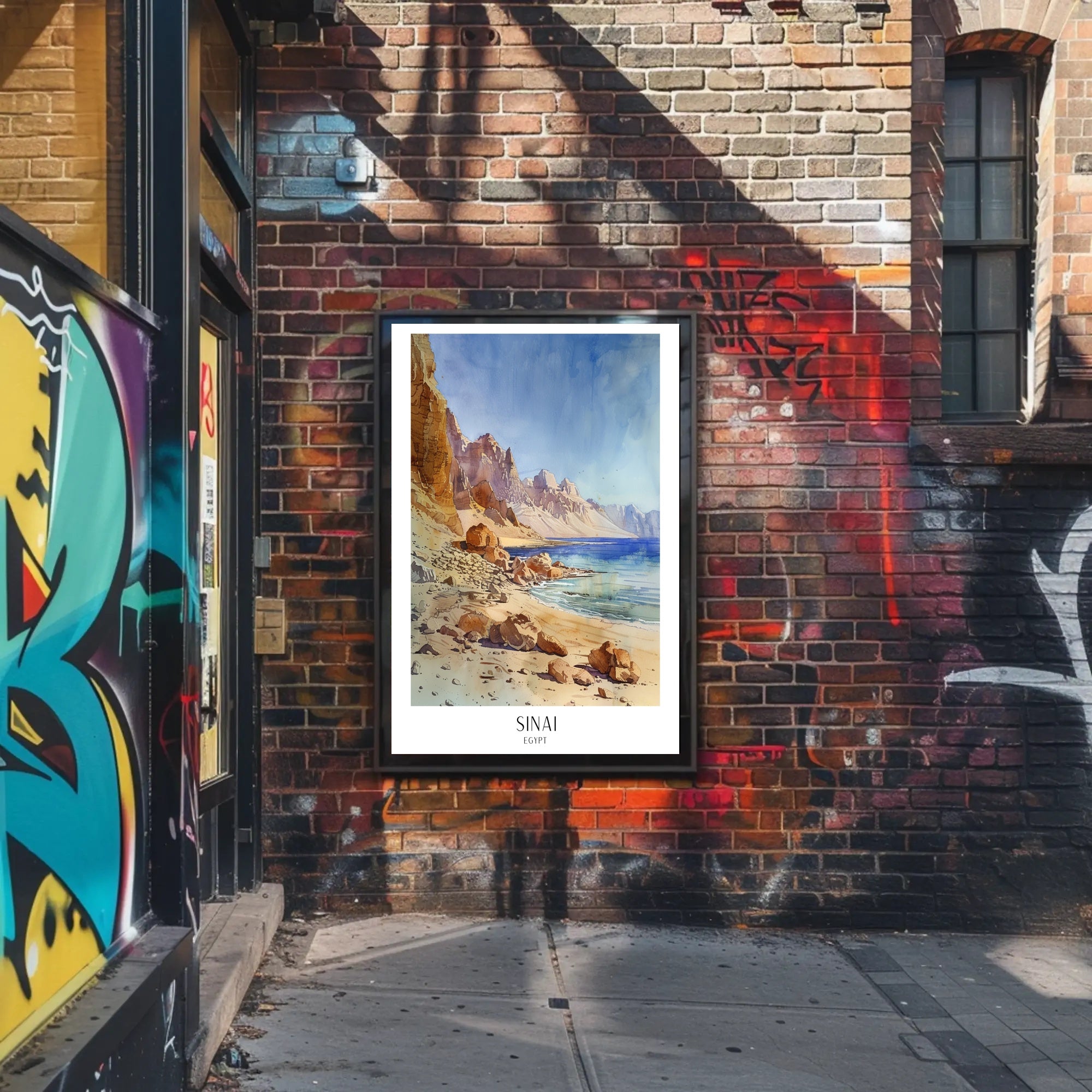 Sinai Landscape Poster PosterGoat