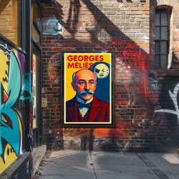 Georges Méliès Cinematic Pioneer Poster