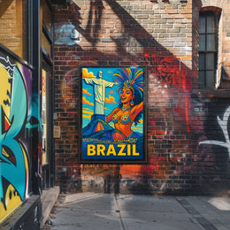 Vibrant Brazil Poster