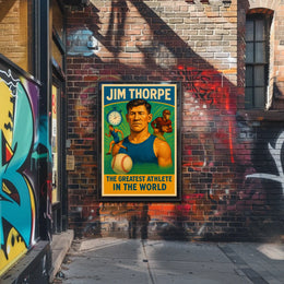 Celebrating a Legend The Greatest Athlete in the World Poster
