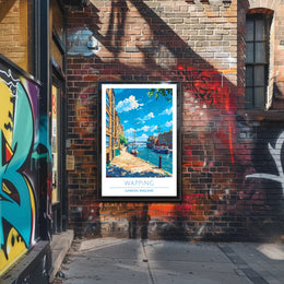 Wapping Tranquil Scene Urban or Cityscape Poster