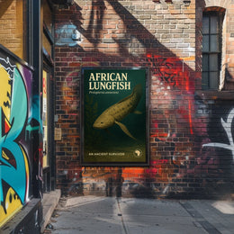 African Lungfish An Ancient Survivor Poster