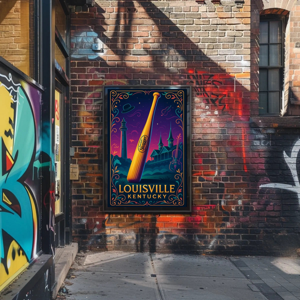 Louisville Slugger A Tribute to Kentucky Poster