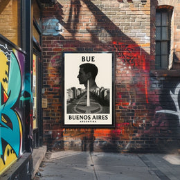 Buenos Aires Silhouette Poster
