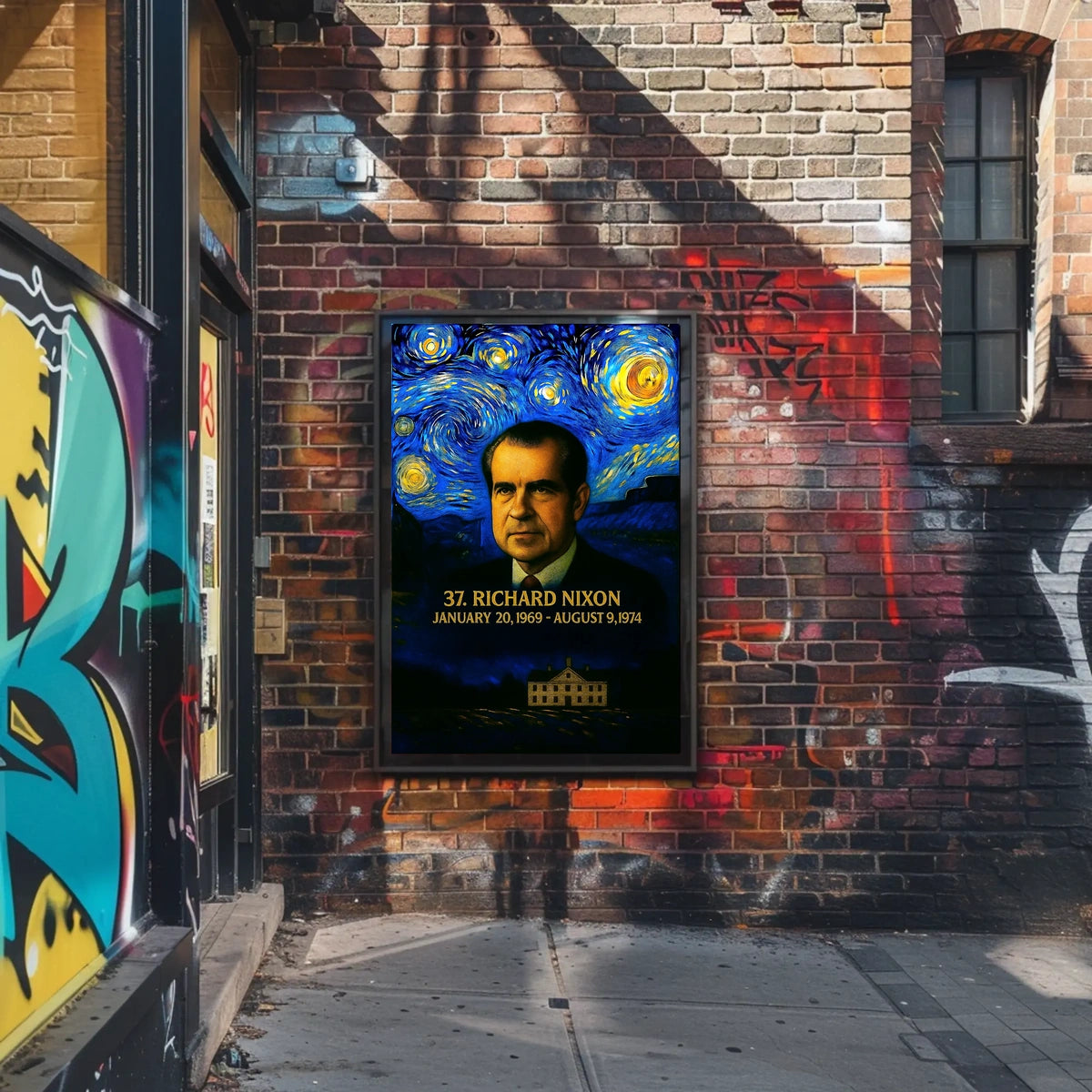 Richard Nixon 37th President of the United States Presidential Masterpiece Series Poster