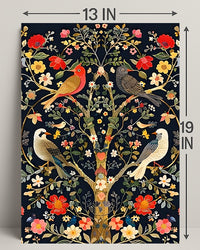 Enchanted Garden Tapestry William Morris Art Poster