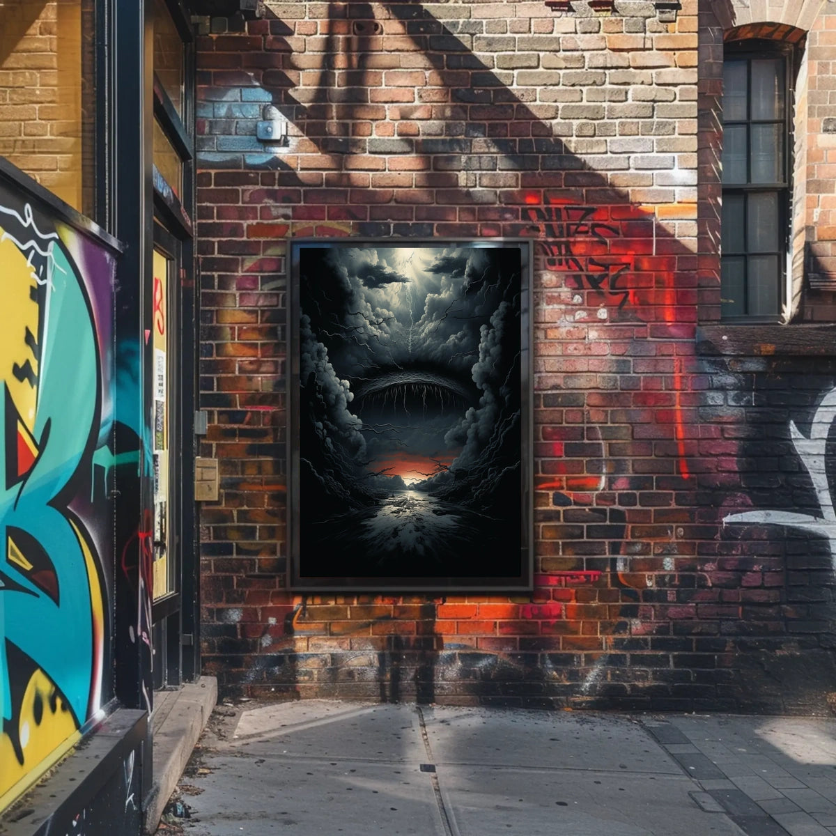 Dramatic Surreal Landscape Fantasy Art Poster