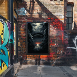 Dramatic Surreal Landscape Fantasy Art Poster