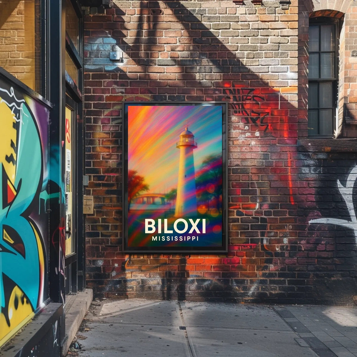 Biloxi Lighthouse Mississippi Poster