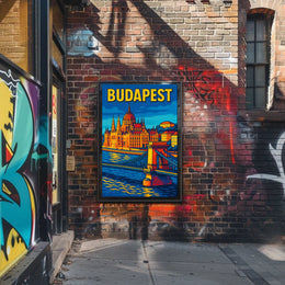 Budapest A Vibrant Cityscape Poster