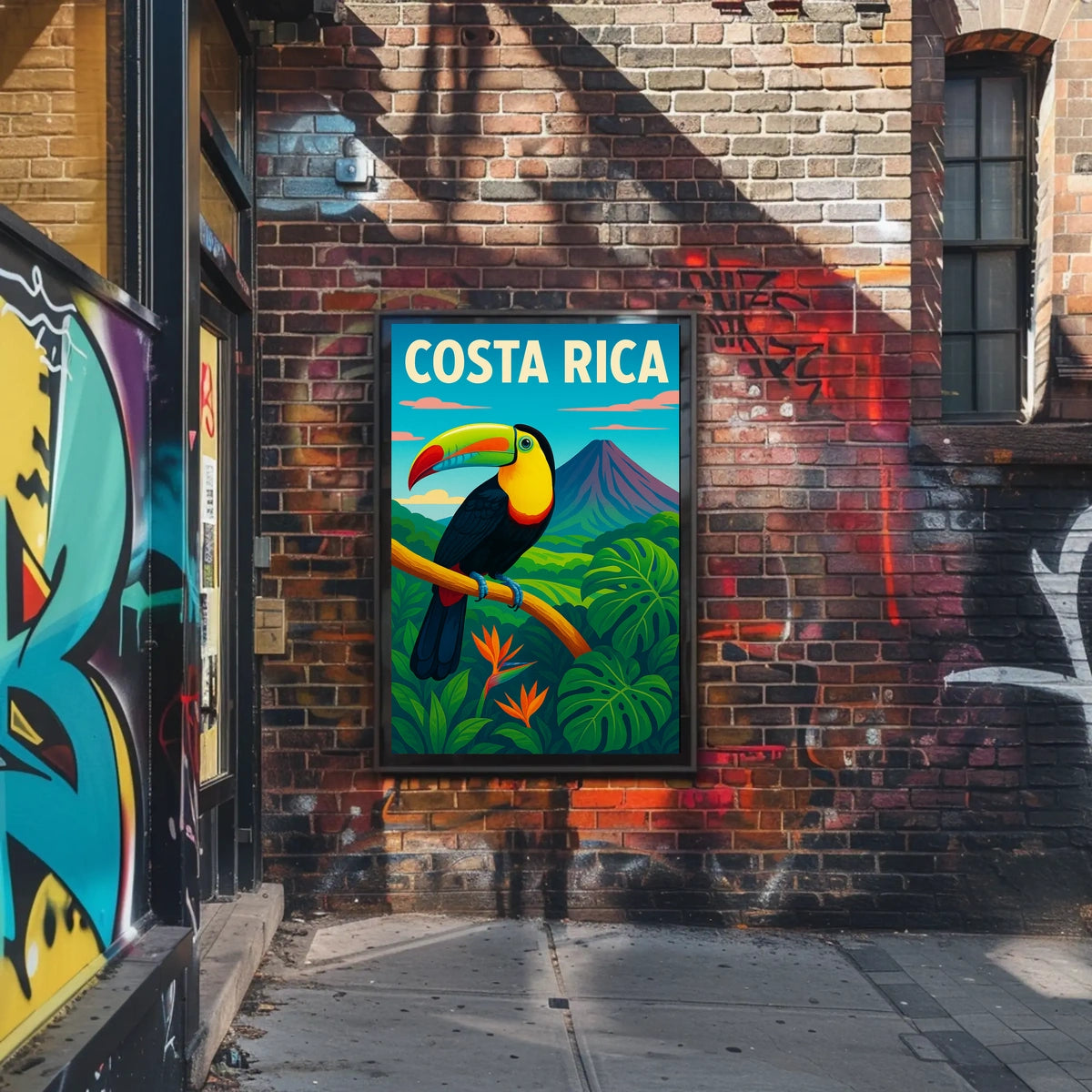 Costa Rica Tropical Paradise Poster