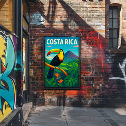 Costa Rica Tropical Paradise Poster