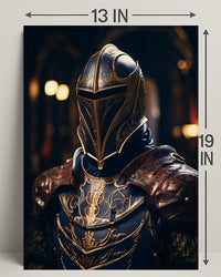 Knight In Shining Armor Poster PosterGoat