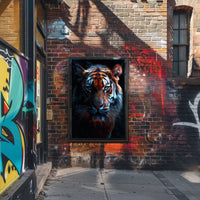 Majestic Tiger Portrait Poster