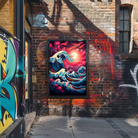 The Great Wave Artistic Interpretation Poster PosterGoat