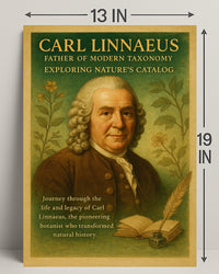 Carl Linnaeus Father of Modern Taxonomy Poster PosterGoat