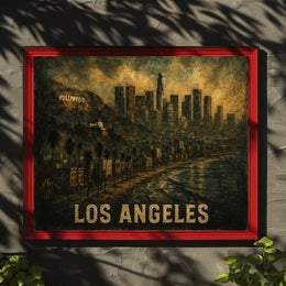 Los Angeles Skyline Poster