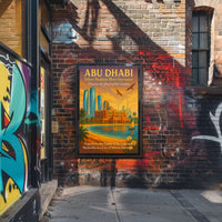 Abu Dhabi: Fusion of Tradition and Innovation Urban Poster