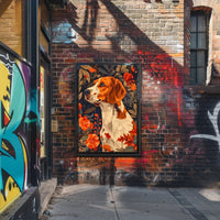 Autumn Canine Elegance Wall Art Print