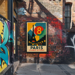Paris Champs-Élysées Poster