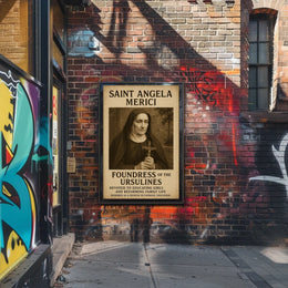Saint Angela Merici Foundress Of The Poster
