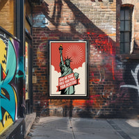 Statue of Liberty Resistance Political or Propaganda Poster