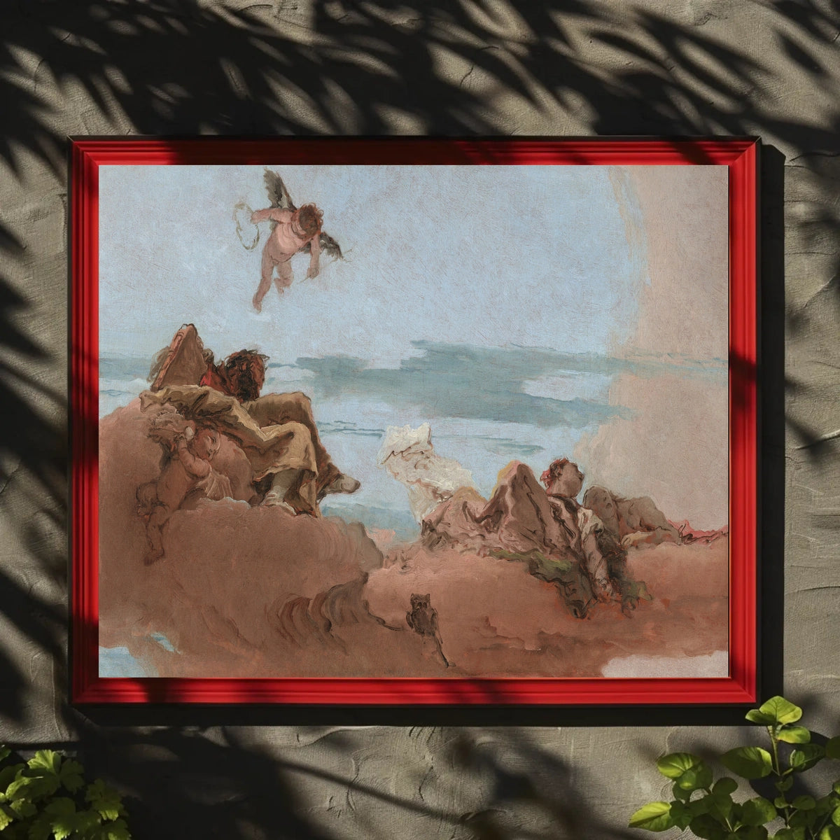 Divine Clouds and Cherubs Fantasy or Mythology Poster