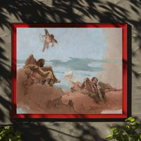 Divine Clouds and Cherubs Fantasy or Mythology Poster