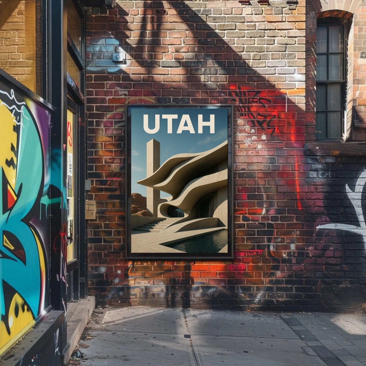 Architectural Wonders Of Utah Poster