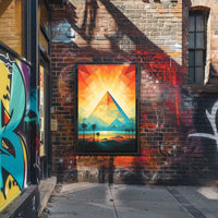 Egyptian Pyramid Mystique Cultural or Heritage Poster