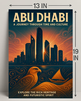 Abu Dhabi Heritage Meets Modernity Urban or Cityscape Poster