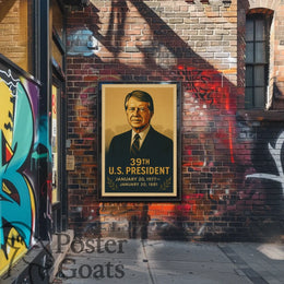 Vintage U.S. President Historical or Presidential Poster