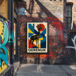 Gerenuk Art Poster