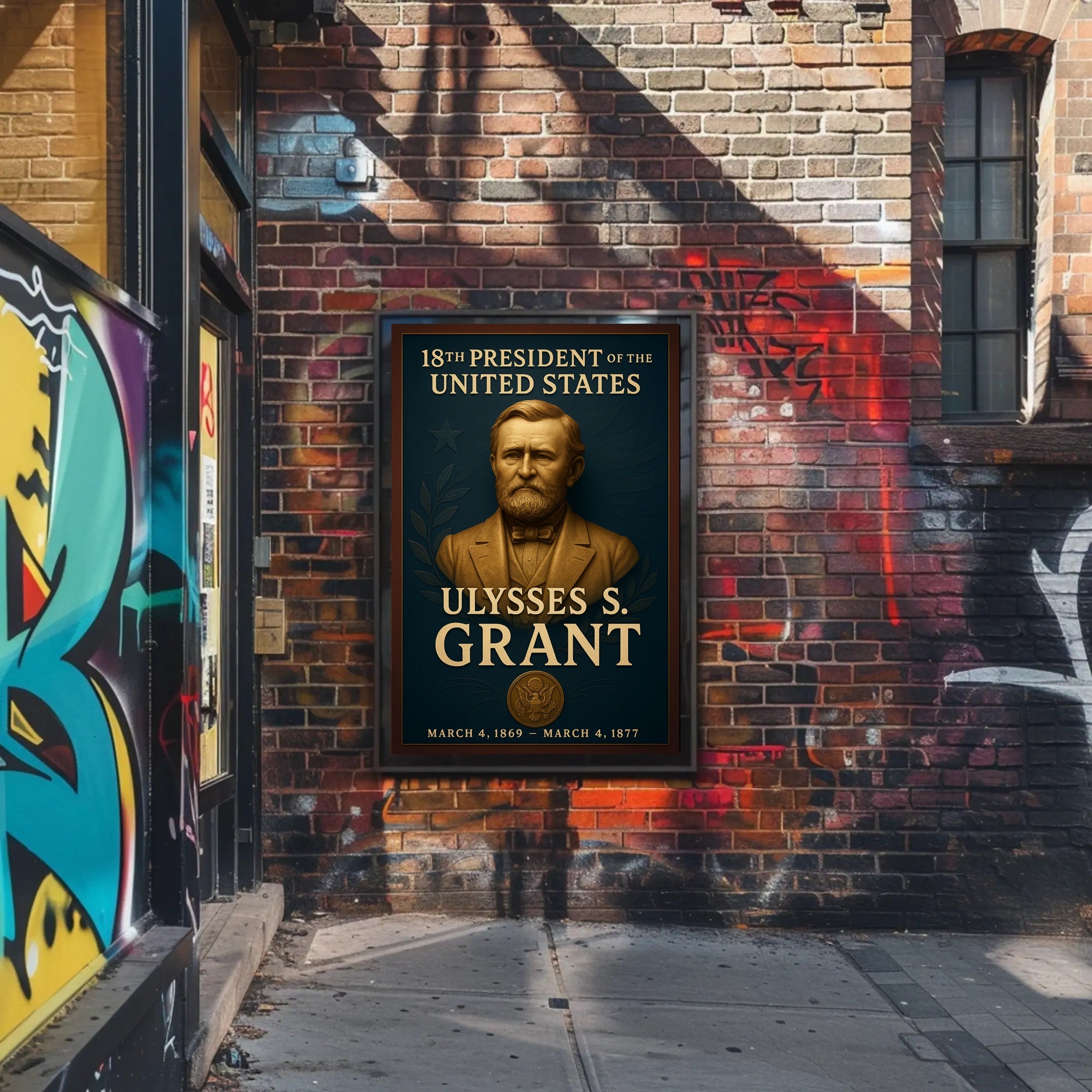 Ulysses S. Grant  18th President Poster PosterGoat