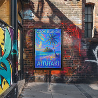 Aitutaki Cook Islands Paradise Poster